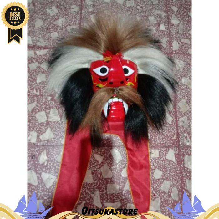 [Drs] Bujang Ganong/Ganongan Murah/Ganongan Anak/Topeng Bujang Ganong/Ganongan Rambut Sintetis Set1