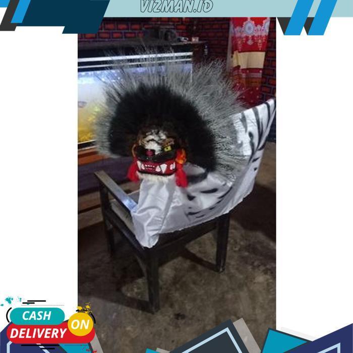 [Drs] Barongan Anak Taring (Kain Loreng Putih) Set1