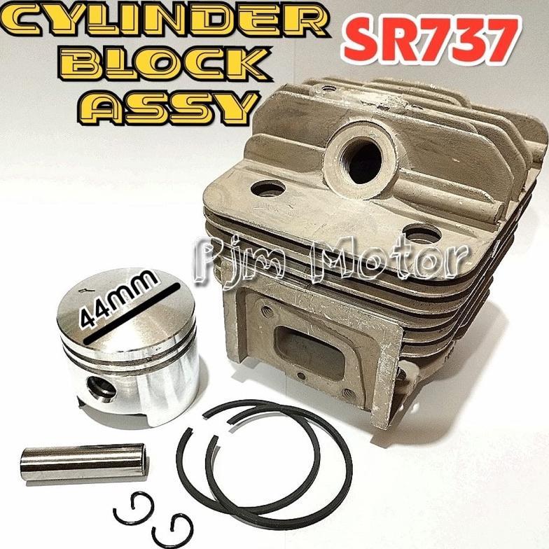 44mm SR737 Cylinder block assy boring blok komplit mesin mist blower turbo potong rumput bor tanah k