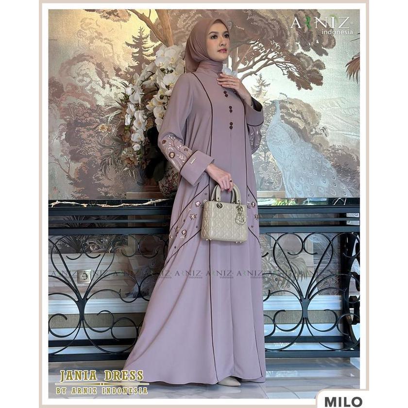 Promo EXCLUSIVE - Jania Dress Only (Arniz Collection Premium) by Arniz Indonesia COD