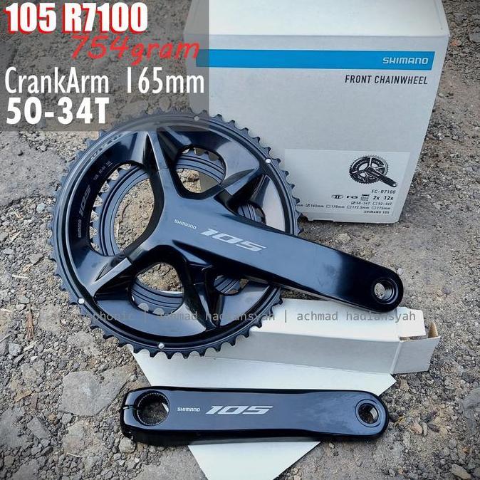 Crank 105 R7100 50-34 Crank Arm 165Mm Crank R7100 50 34 Crank Arm 170 Kualitas Terbaik Harga Termura