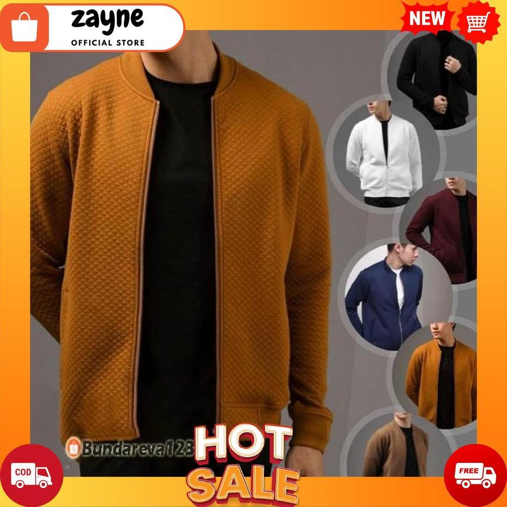BISA COD - Comfy Jacket Pria / Jaket Comfy Male Id Bomber Pria Wanita Premium Tebal Terbaru COD[B2][