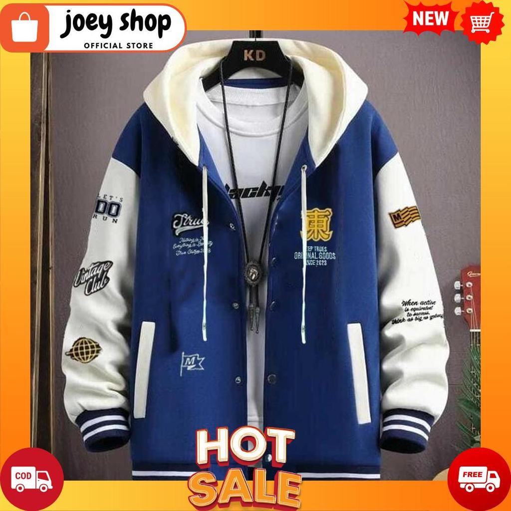 Jaket Baseball Vintage Original Pull Bordir / Jaket Varsity New Arrival 2024 / Jaket Pria Wanita Ter