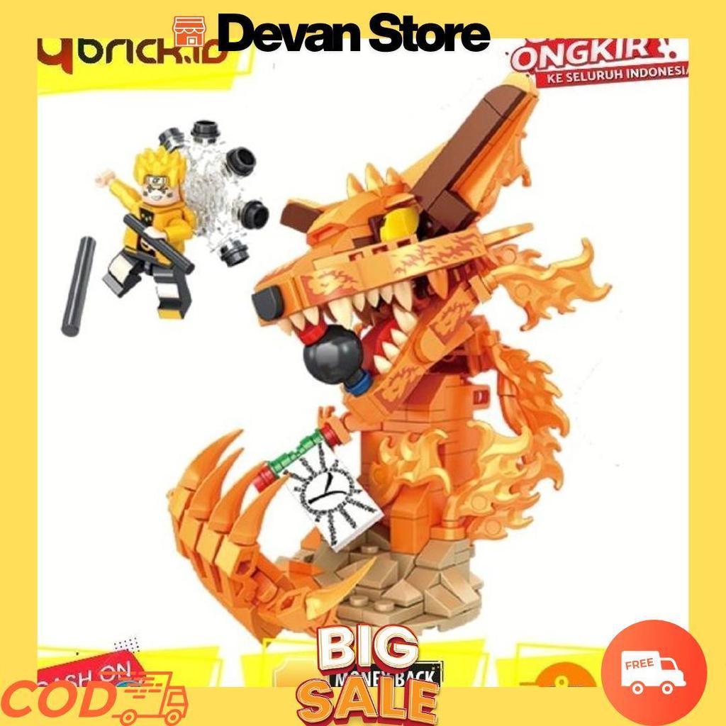 Mainan Anak Brick Figure Naruto Kyubi Kurama Besar Bricks Naruto Shippuden Akatsuki Sasuke Kakashi I