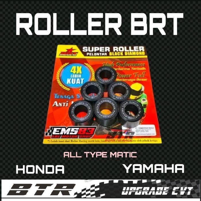 Roller Brt - Nmax Roller Racing Brt Aerox Lexi Roller Racing Black Diamond Roller Ukuran 9 Dan 11 Gr