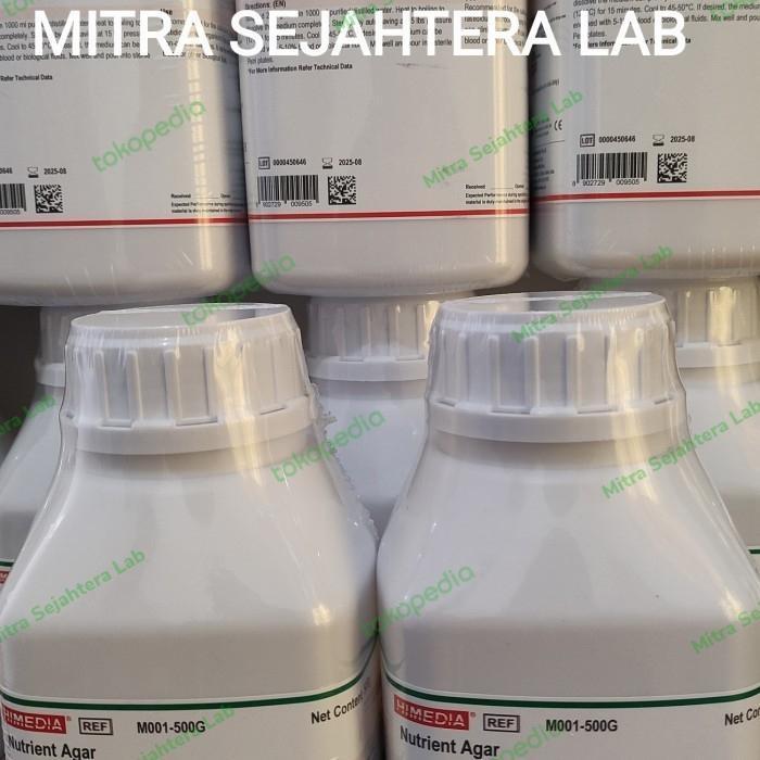 Nutrient Agar Himedia 500 Gram M001 Media Mikro Nutrient Agar / Na Original Dan Terpercaya