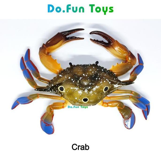 New Crab Animal Figure / Miniatur Mainan Binatang Kepiting TEG