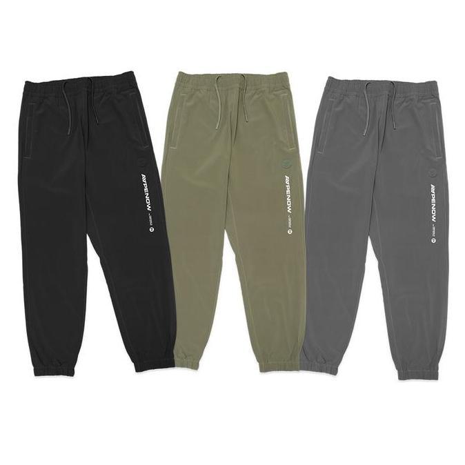 Promo Aape by A Bathing Ape Rubber Patch Jogger Pants COD