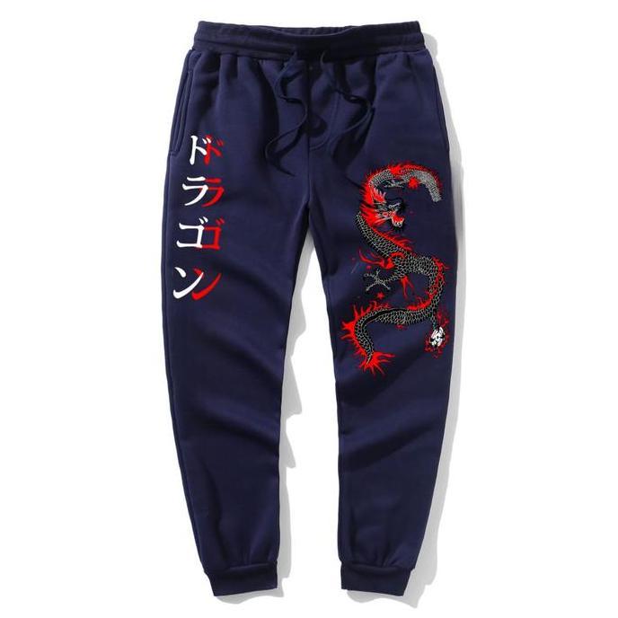 Promo Celana Jogger DRAGON Celana Panjang Pria Sport Joger COD