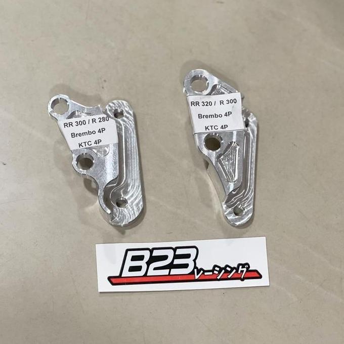 HARGA DISC - Breket kaliper brembo 4p ninja rr 300mm 320mm breket kaliper brembo r 300mm braket brem