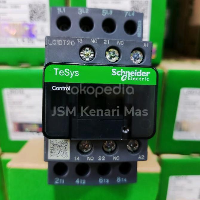Contactor Kontaktor LC1DT20M7 4P 20A 220VAC Schneider