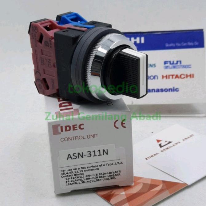 ASN311, SELECTOR SWITCH, IDEC