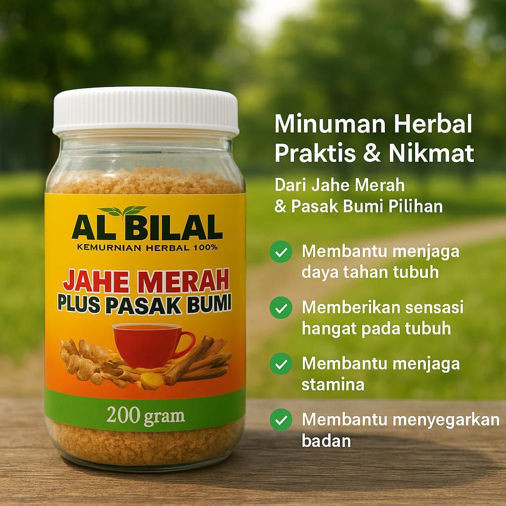 JAHE MERAH PLUS PASAK BUMI - MINUMAN TRADISIONAL