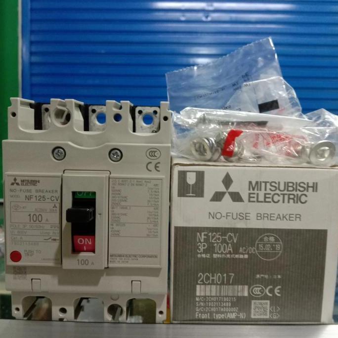 mccb/breaker Mitsubishi nf125-CV 3phase 100a
