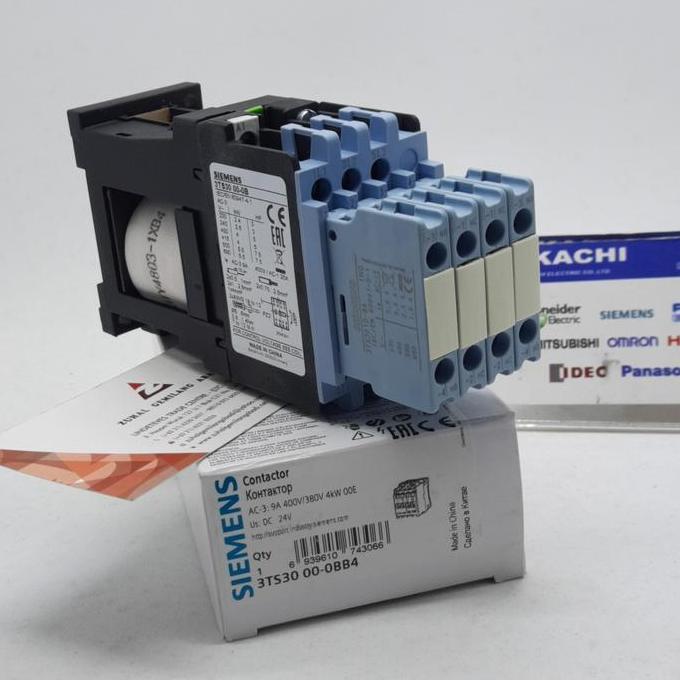 3TS3000-0ABB4 + AUX 2NO2NC (24VDC) ( 3TF30 ),CONTACTOR SIEMENS
