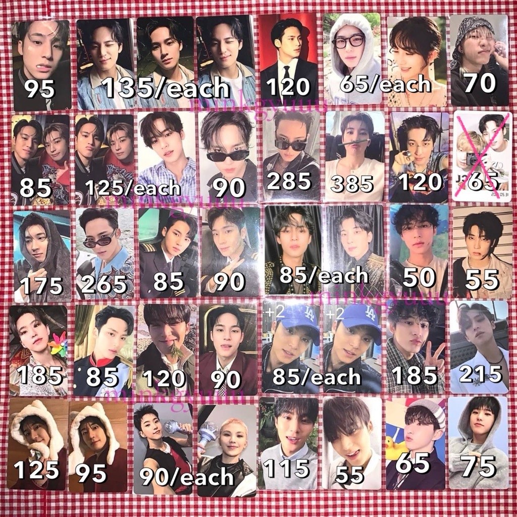 WTS WANT TO SELL PC PHOTOCARD POCA OFFICIAL SEVENTEEN mingyu topbir melet lalali wonwoo pencil wonci
