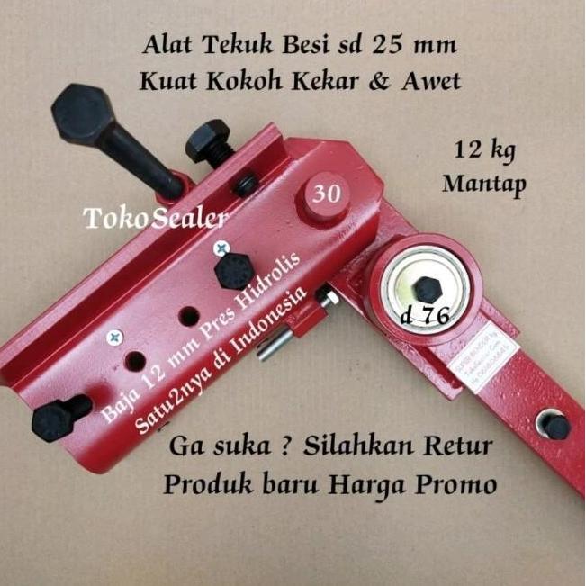 Alat Tekuk Besi sd 25 mm-Heavy Duty Industrial Grade Bar Bender-Kuat -Kokoh-Kekar dan Awet Baja Body