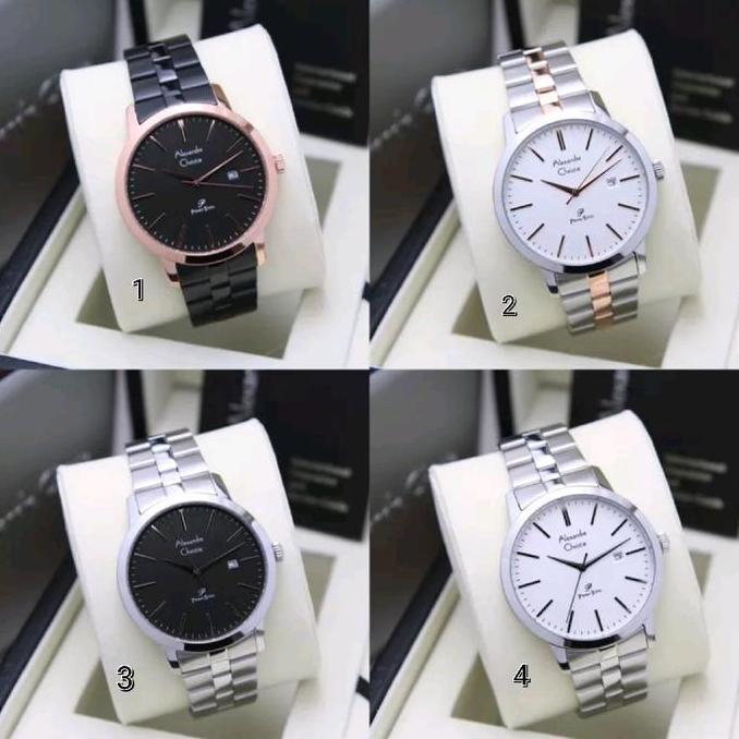 Promo Jam Tangan Pria Alexandre Christie Primo steel 1007 AC1007 AC 1007 [Original Garansi Resmi 1 t