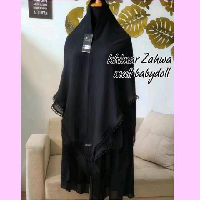 Khimar zahwa jilbab ceruty babydoll temboro