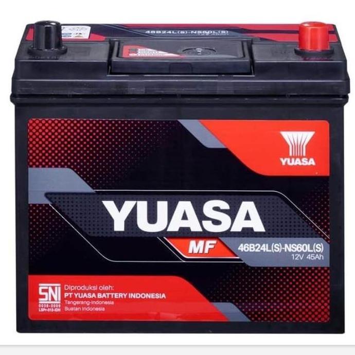 Accu Yuasa NS60S / NS60L / NS60LS / NS60 MF 45Ah Kering