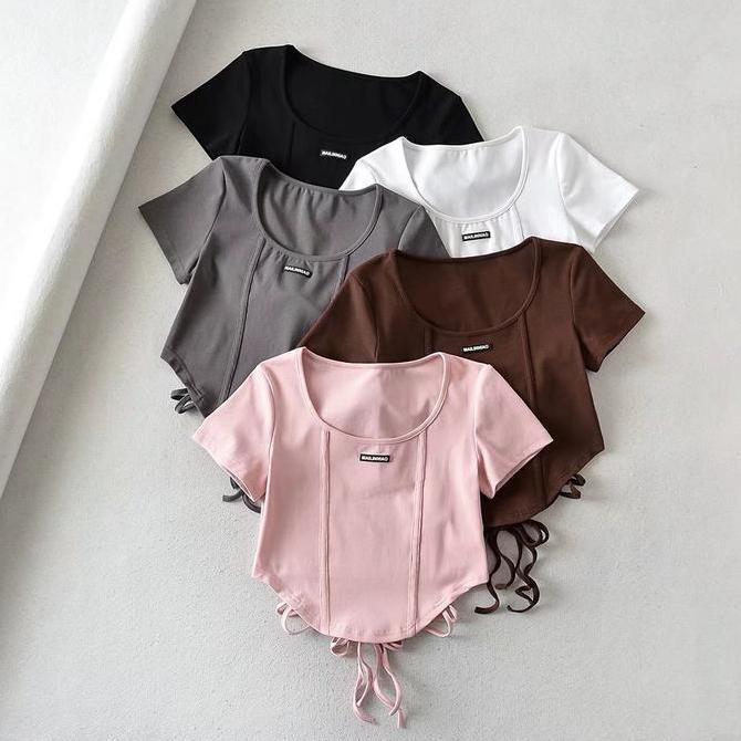 Promo YEPPEO~BJ1778 BAJU ATASAN  WANITA CROP TOP WANITA MODEL KEKINIAN REALPICT COD