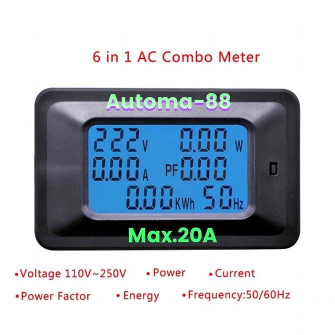 Watt meter Energy meter KWH meter Tegangan AC