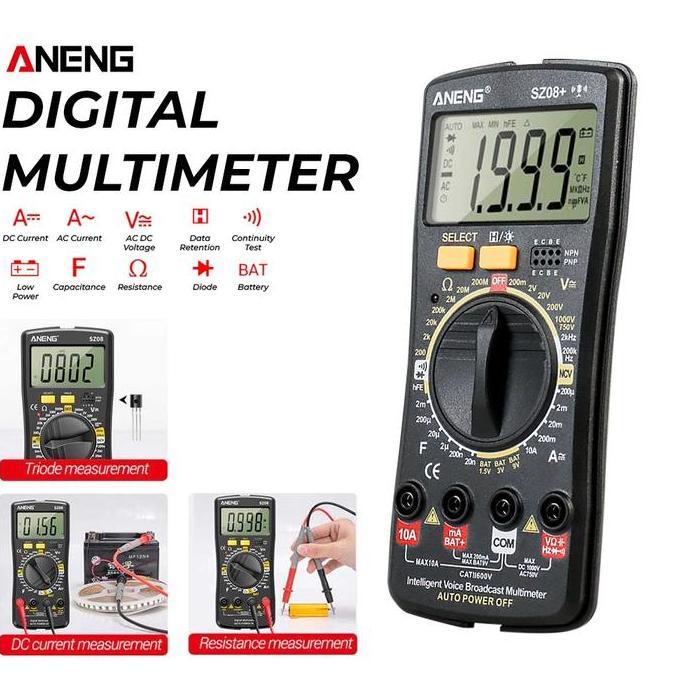 ANENG SZ08 Digital Multimeter Multitester Avometer Voltage Tester