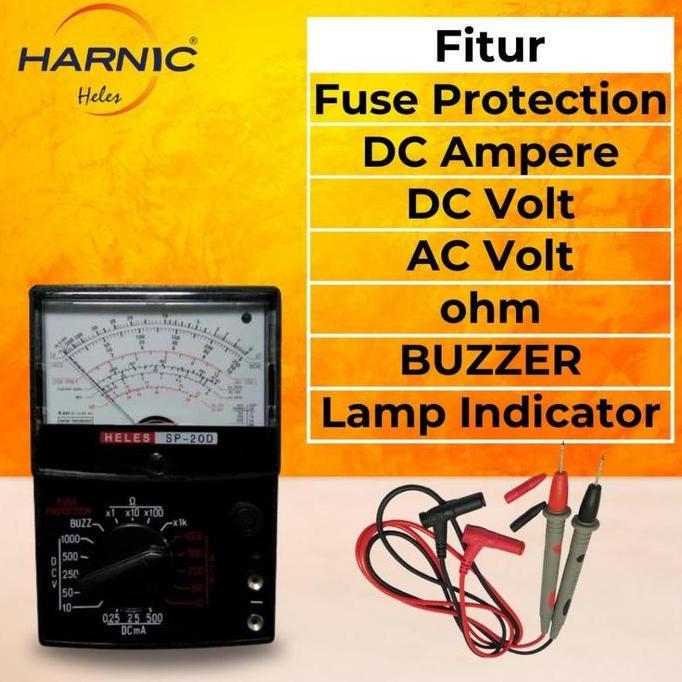 MULTITESTER HELES ANALOG SP 20D BUZZER