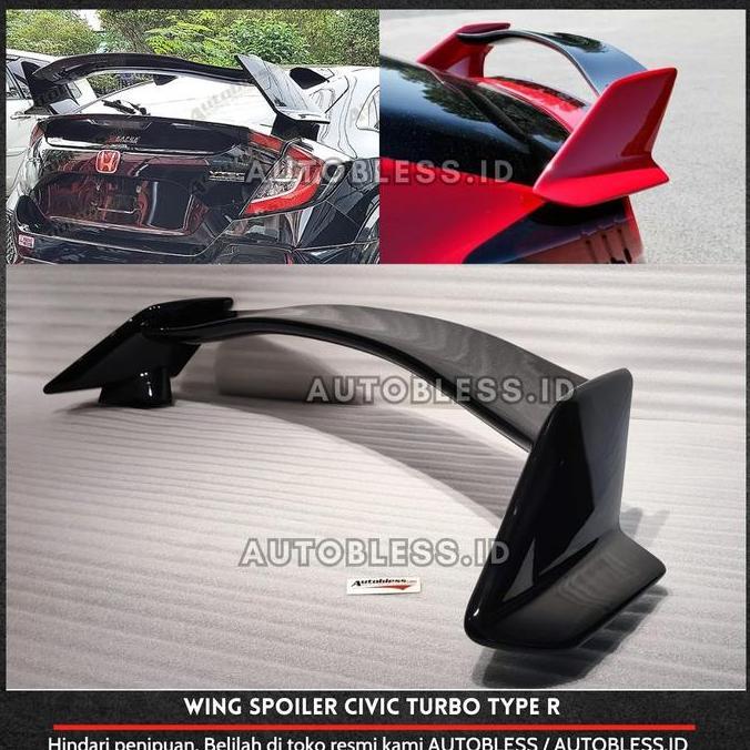Wing Spoiler Honda Civic Type R Civic Turbo Hatchback TAIWAN