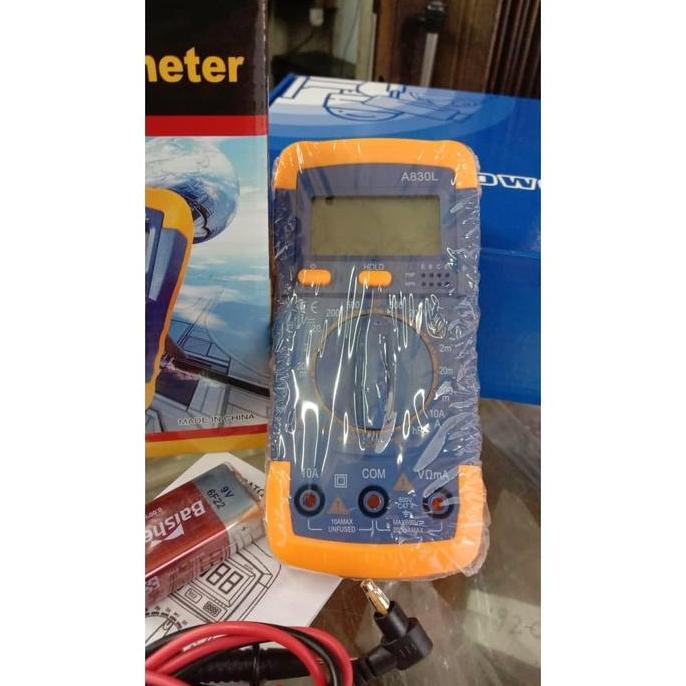 Digital Multitester Digital A830L Multimeter Bagus