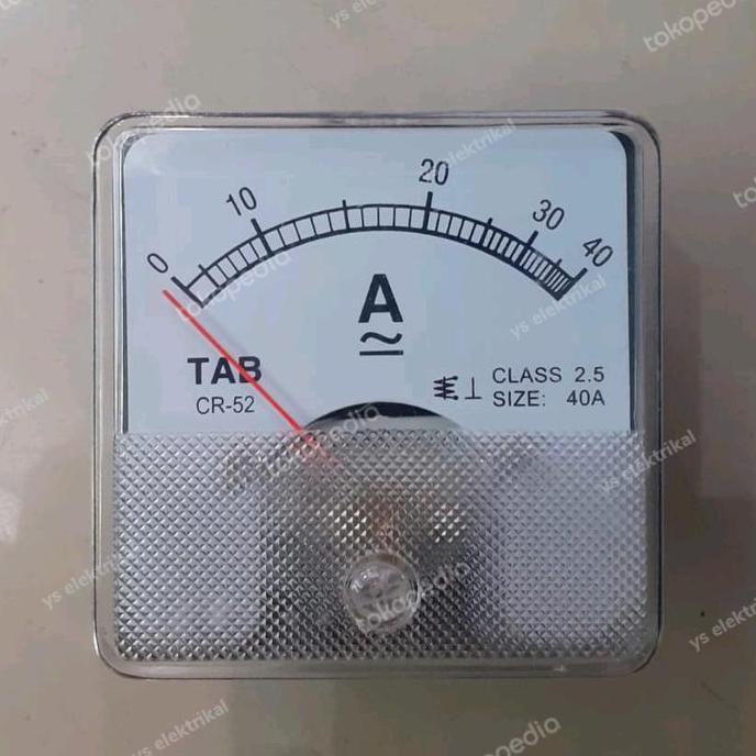 Ampere Meter Analog AC/DC CR-52 40A