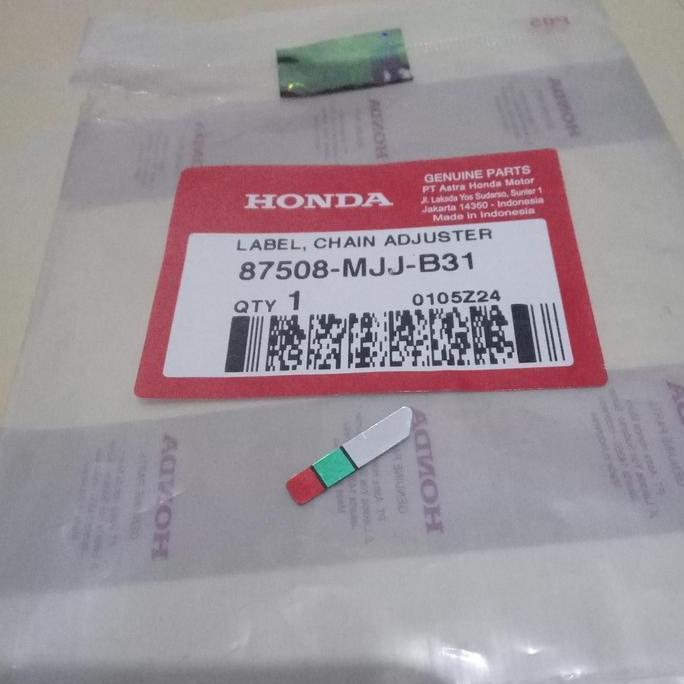 sticker stiker label adjuster all new cbr 250rr original honda