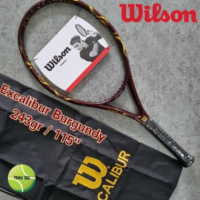 Raket Tenis Wilson Excalibur ( 115" / 243gr ) Burgundy