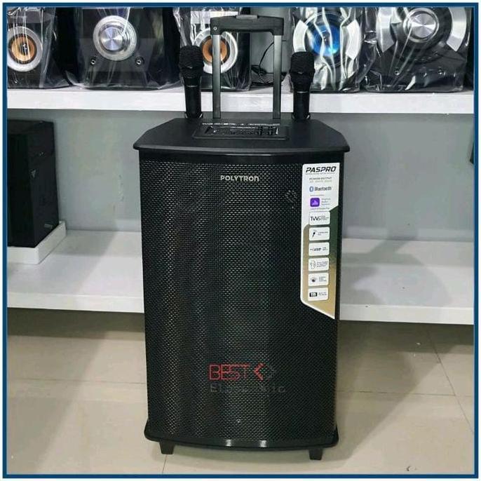 Polytron Speaker Aktif Pas Pro 10F6 Bluetooth Usb Fm Radio Dengan Kualitas Suara Terbaik Dan Fitur B