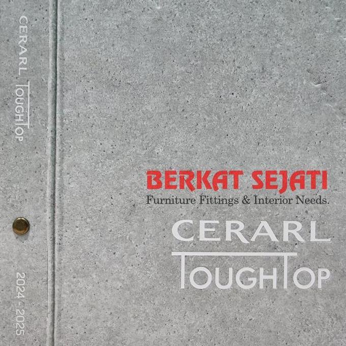Buku Katalog AICA CERARL Sample Catalogue Panel Marmer Granit Granite Dapur Kitchen HAR