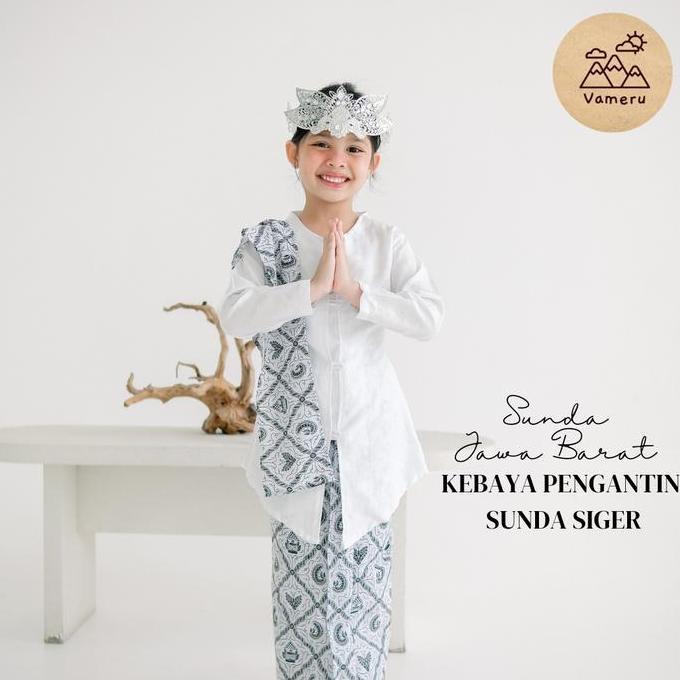 Baju Adat Kebaya Sunda Anak Pengantin Siger