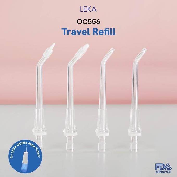 Leka - Oc556 Aqua Flosser Tip - Refill Travel