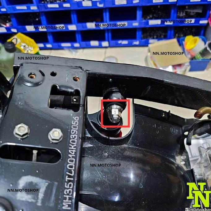 MUR TOPI SHOCK SOCK BELAKANG ATAS MIO SPORTY SMILE FINO SOUL NOUVO PROBOLT STAINLESS THAILAND