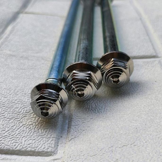 Promo Set As Roda Depan Tengah Belakang Rx King Probolt Original Stainless Thailand Gold Motorcycle 