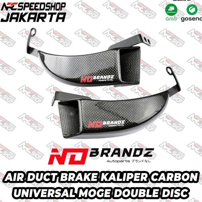 Promo Pendingin Kaliper NoBrandz Air Duct Brake Cooler Carbon Kevlar No Brandz Universal Moge Double