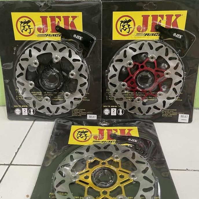 Promo DISC CAKRAM DEPAN JFK 220MM BEAT SCOOPY VARIO 110 VARIO 125/150 COD