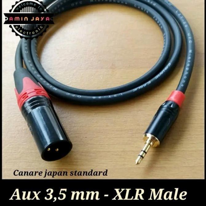 KABEL JACK AUDIO XLR  TO JACK AUX 3.5MM