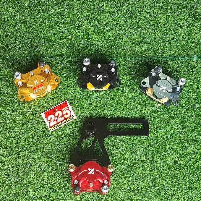 Promo kaliper belakang KTC 2P lengkap breket R15 V3 Ninja 250 R25 NINJA 150 COD