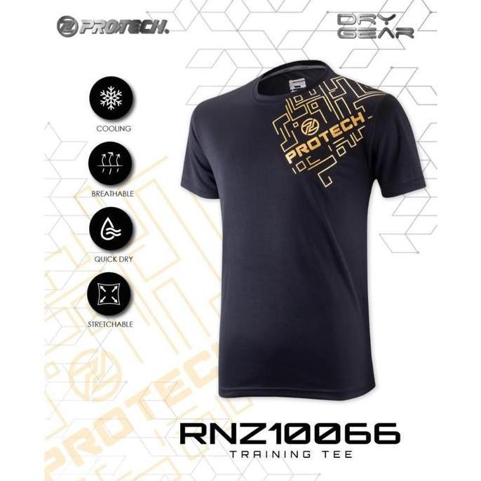 OK KAOS BADMINTON PROTECH FOR TRAINING TEE RNZ 10066/RNZ10066 BLACK