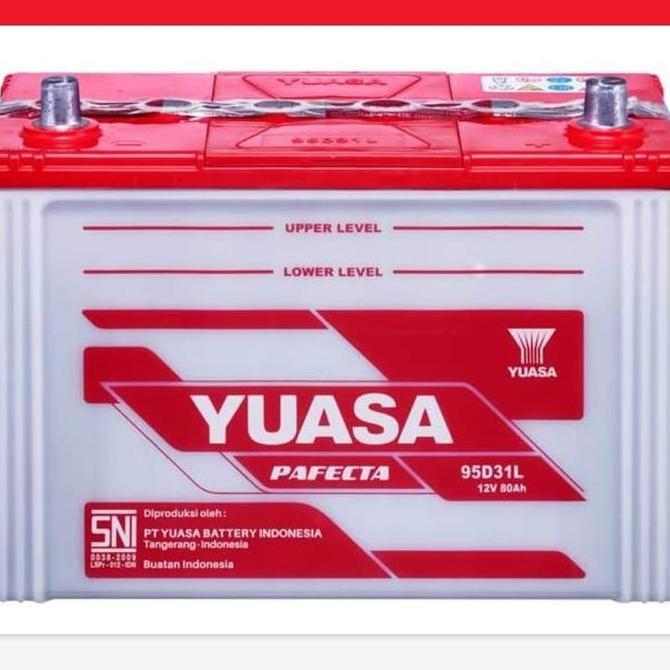 TERBARU - Accu Yuasa 95D31R / 95D31L 80Ah Basah