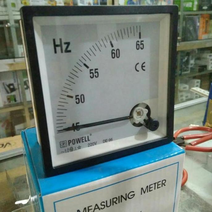 Hz Frekuensi Frequency Meter Powell Jarum DE-96