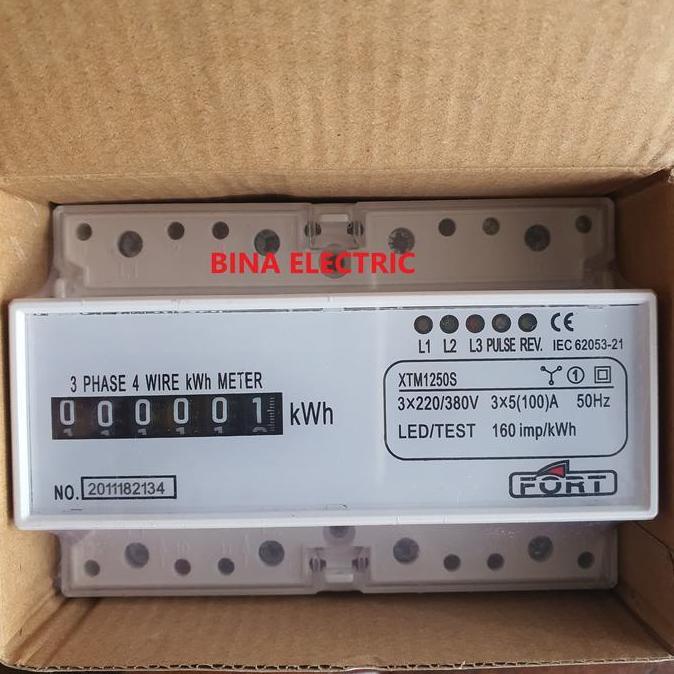 KWH Meter 3 Phase Analog XTM1250S Analog Direct / Kwh Meter 3P Analog