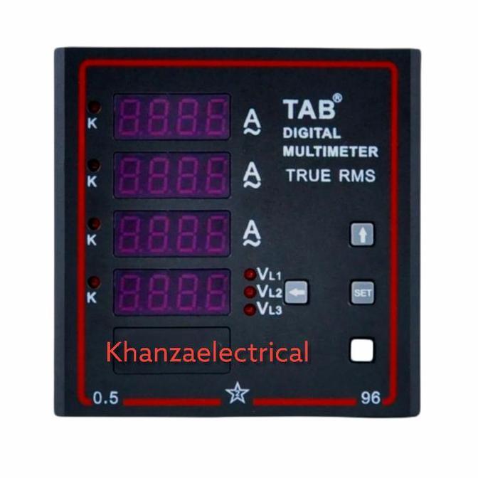 Multi Meter Digital 3 phase 3 Ampere 1 volt 96 x 96