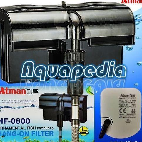 Atman HF-0800 Filter Gantung Aquarium Hang-on Filter