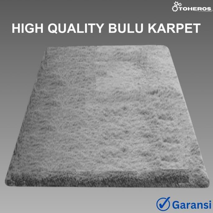 Promo Matras Karpet Bulu Lantai Ruang Tamu Warna Abu Karpet Bulu Besar Lebar COD